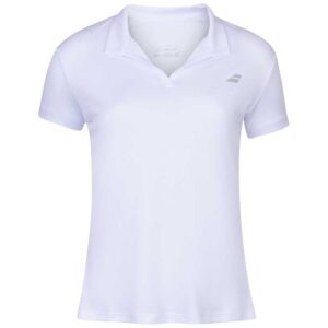 Babolat Play Short Sleeve Polo Blanco 2XL Mujer