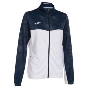 Joma Montreal Full Zip Sweatshirt Blanco,Azul L Mujer