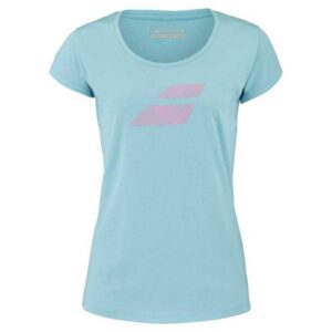 Babolat Exercise Flag Short Sleeve T-shirt Azul S Mujer