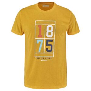 Babolat Exercise Vintage Short Sleeve T-shirt Amarillo M Hombre