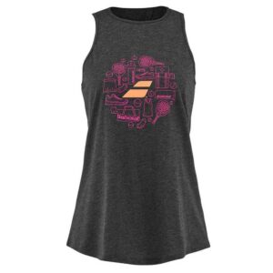 Babolat Padel Cotton Sleeveless T-shirt Gris S Mujer