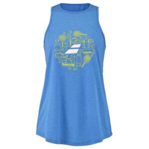 Babolat Padel Cotton Sleeveless T-shirt Azul M Mujer