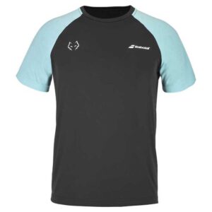 Babolat Padel Juan Lebron Short Sleeve T-shirt Azul,Negro S Hombre