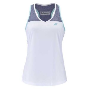 Babolat Play Sleeveless T-shirt Blanco L Mujer
