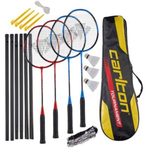 Carlton Tournament 4 Player Set Badminton Racket Plateado