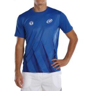 Bullpadel Abino Short Sleeve T-shirt Azul M Hombre