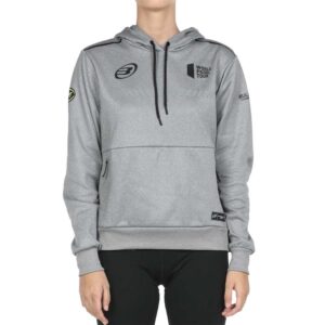 Bullpadel Leste Hoodie Gris M Mujer