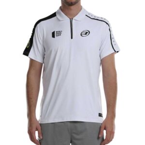 Bullpadel Liceo Short Sleeve Polo Blanco S Hombre