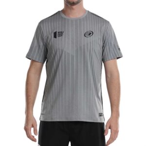 Bullpadel Limbo Short Sleeve T-shirt Gris S Hombre