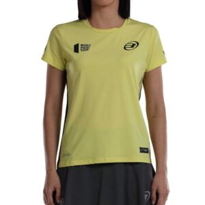 Bullpadel Llama Short Sleeve T-shirt Amarillo S Mujer