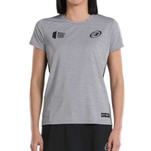 Bullpadel Llama Short Sleeve T-shirt Gris S Mujer