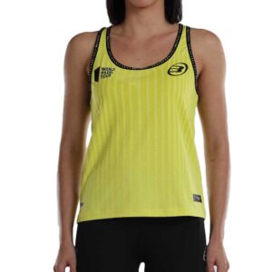 Bullpadel Lugar Sleeveless T-shirt Amarillo L Mujer