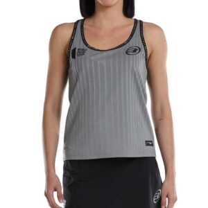 Bullpadel Lugar Sleeveless T-shirt Gris M Mujer