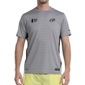 Bullpadel Lumbo Short Sleeve T-shirt Gris S Hombre