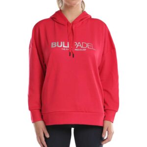 Bullpadel Ubate Hoodie Rojo M Mujer