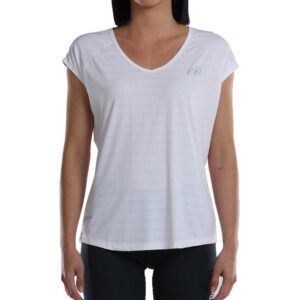 Bullpadel Usier Short Sleeve T-shirt Blanco S Mujer