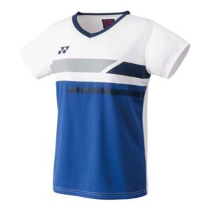 Yonex Team Short Sleeve Polo Azul M Mujer