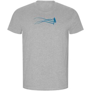 Kruskis Stella Tennis Eco Short Sleeve T-shirt Gris L Hombre