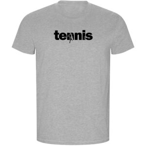 Kruskis Word Tennis Eco Short Sleeve T-shirt Gris 3XL Hombre