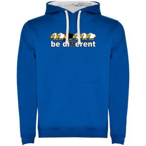 Kruskis Be Different Tennis Two-colour Hoodie Azul 2XL Hombre