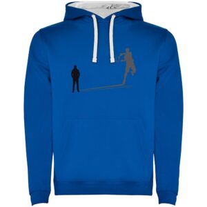 Kruskis Shadow Tennis Two-colour Hoodie Azul 2XL Hombre