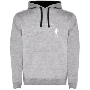 Kruskis Tennis Dna Two-colour Hoodie Gris 2XL Hombre