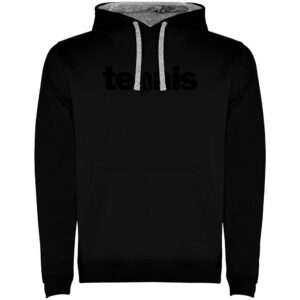 Kruskis Word Tennis Two-colour Hoodie Negro XL Hombre