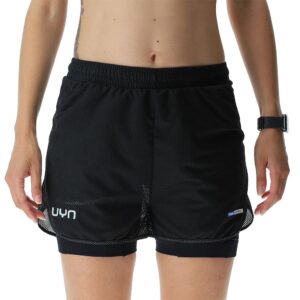 Uyn Padel Series 2 In 1 Shorts Negro S Mujer