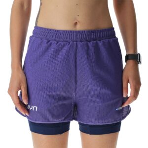 Uyn Padel Series 2 In 1 Shorts Lila S Mujer