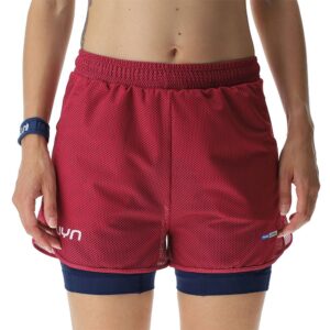 Uyn Padel Series 2 In 1 Shorts Rosa L Mujer