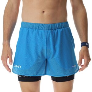 Uyn Padel Series 2 In 1 Shorts Azul M Hombre