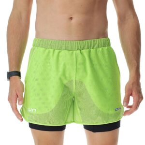 Uyn Padel Series 2 In 1 Shorts Verde L Hombre