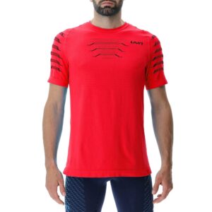 Uyn Padel Series Short Sleeve T-shirt Rojo M Hombre