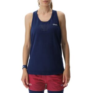 Uyn Padel Series Sleeveless T-shirt Azul M Mujer