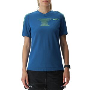 Uyn Padel Series Smash Short Sleeve T-shirt Azul S Mujer