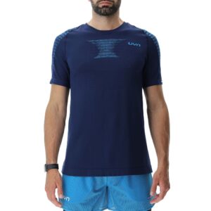 Uyn Padel Series Smash Short Sleeve T-shirt Azul S Hombre