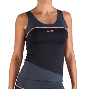 Endless Curve Sleeveless T-shirt Negro XS Mujer