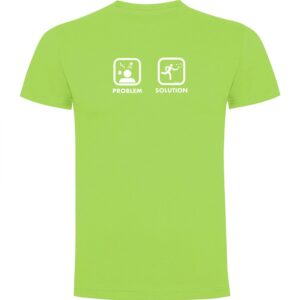 Kruskis Problem Solution Smash Short Sleeve T-shirt Verde S Hombre
