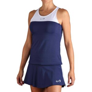 Endless Lux Ribbon Sleeveless T-shirt Azul S Mujer