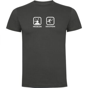 Kruskis Problem Solution Smash Short Sleeve T-shirt Gris XL Hombre