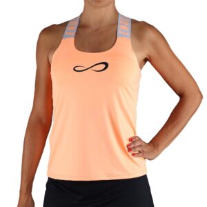 Endless Iconic Sleeveless T-shirt Naranja M Mujer