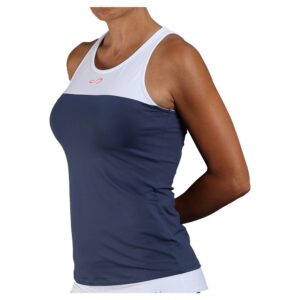 Endless Lace Sleeveless T-shirt Blanco,Azul M Mujer