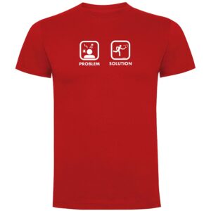 Kruskis Problem Solution Smash Short Sleeve T-shirt Rojo XL Hombre