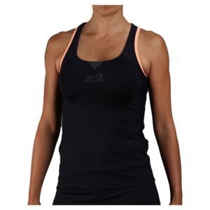 Endless Starlett Sleeveless T-shirt Negro L Mujer