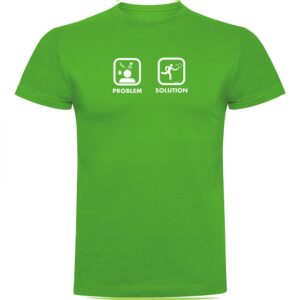 Kruskis Problem Solution Smash Short Sleeve T-shirt Verde 2XL Hombre