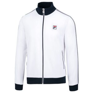 Fila Sport Jake Full Zip Sweatshirt Blanco XS Hombre