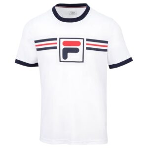 Fila Sport Oscar Short Sleeve T-shirt Blanco 2XL Hombre