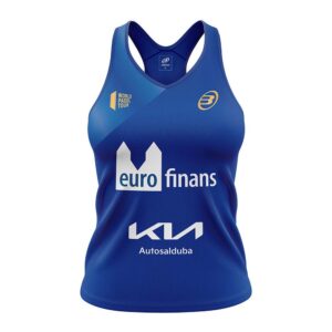 Bullpadel Pitar Db Sleeveless T-shirt Azul L Mujer