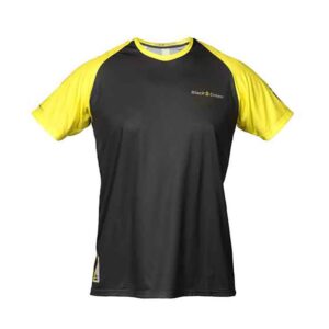 Black Crown Ashica Short Sleeve T-shirt Amarillo,Gris 4XL Hombre