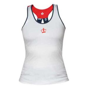 Black Crown Brindisi Sleeveless T-shirt Blanco L Mujer